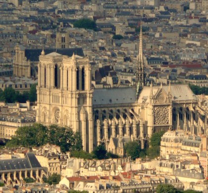 Notre Dame de Paris from the Montparnasse tower © Pline (cc)